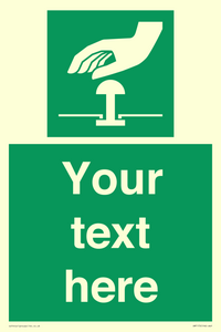 Custom Safe condition: Emergency stop button